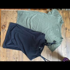 Maternity T-shirt and maternity/nursing tank